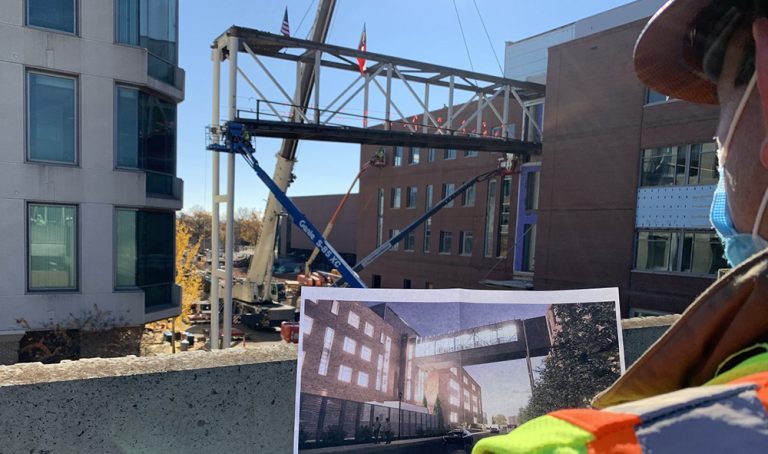 Steel truss construction