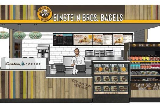 Bagel eatery drawing