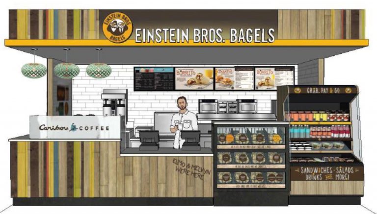 Bagel eatery drawing