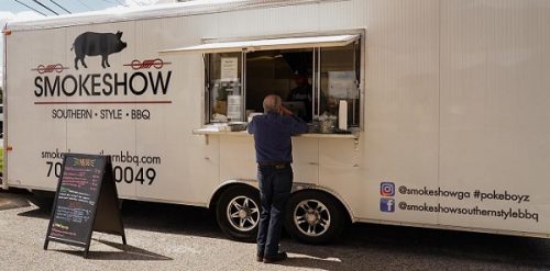 barbecue food truck