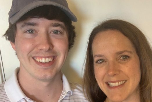 son and mother