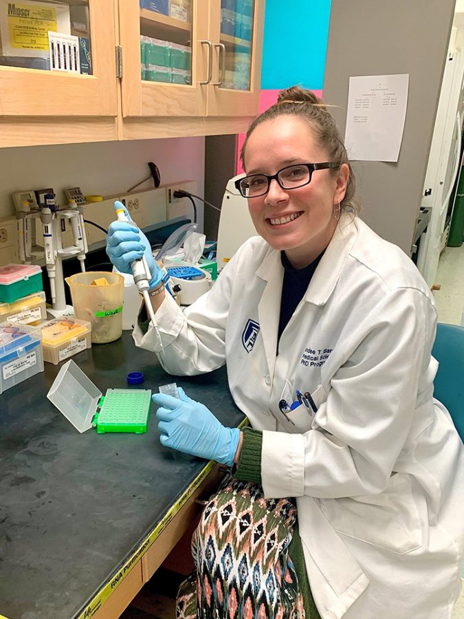 Woman in lab