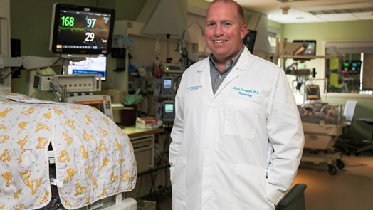 Photo of Brian Stansfield in NICU