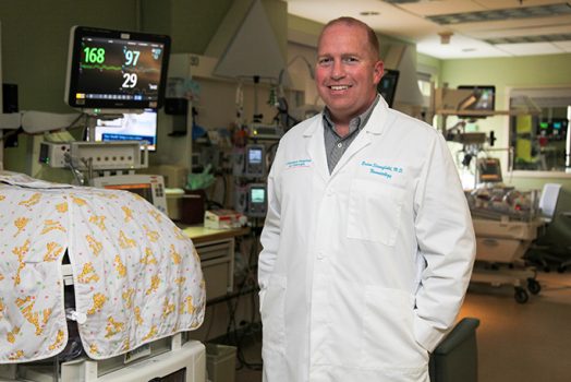 Photo of Brian Stansfield in NICU