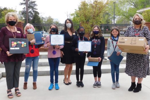 winning team of students