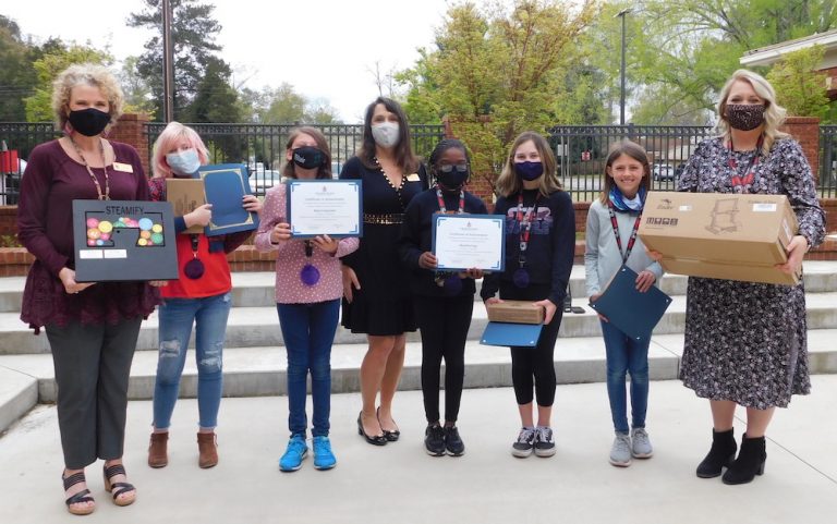 winning team of students