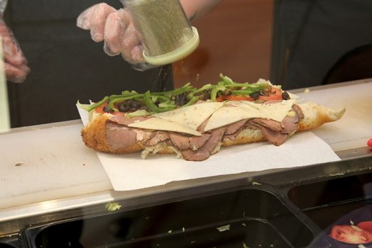 sub sandwich prep