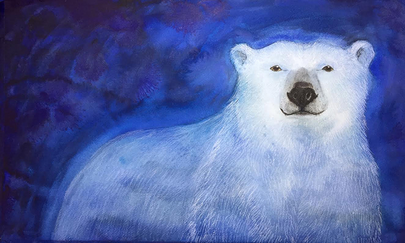 illustration of a polar bear