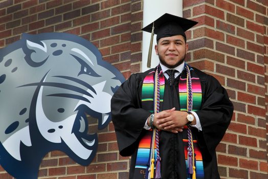 Student graduating