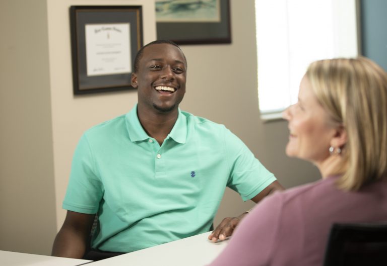 Student and professor