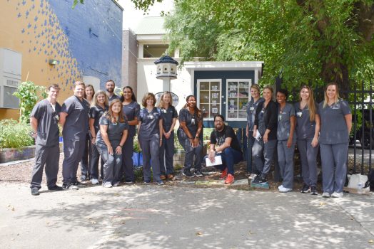 Group of students outside