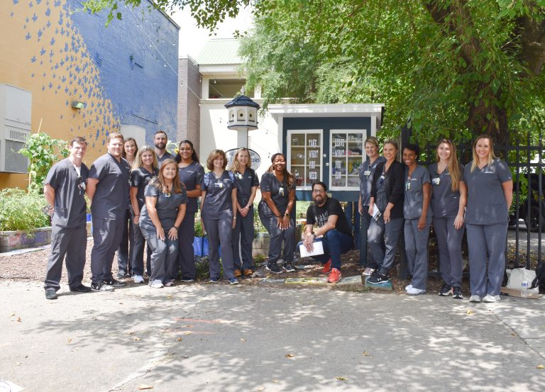 Group of students outside