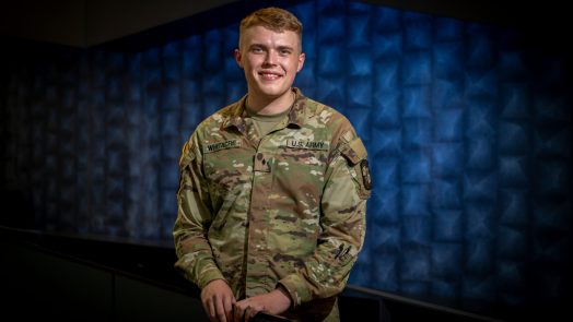 ROTC member in uniform