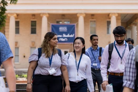 Students on campus