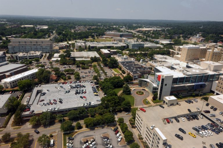 Aerial photo of city