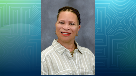 woman smiling for headshot