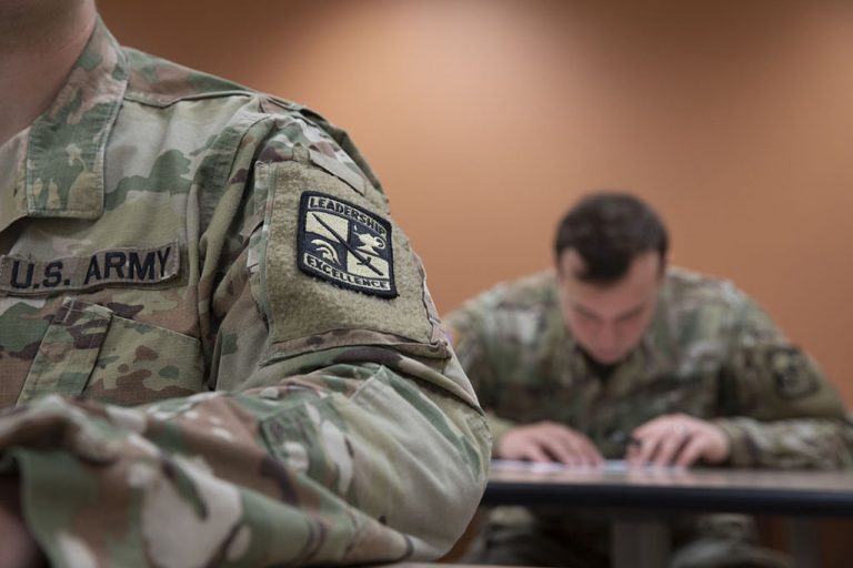 People in camouflage