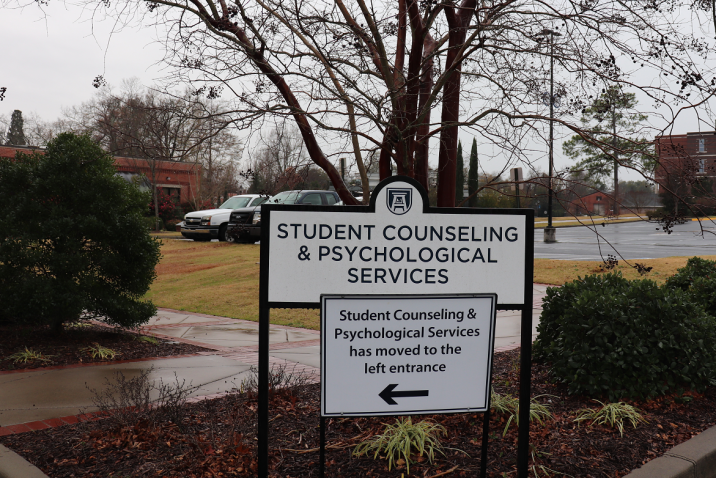 sign for Student Counseling and Psychological Services