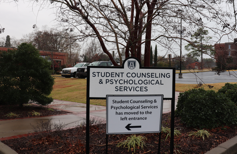 sign for Student Counseling and Psychological Services