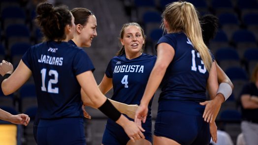 Women in a huddle