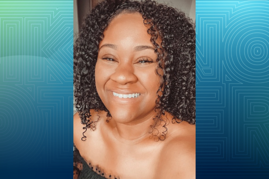 woman smiling in selfie
