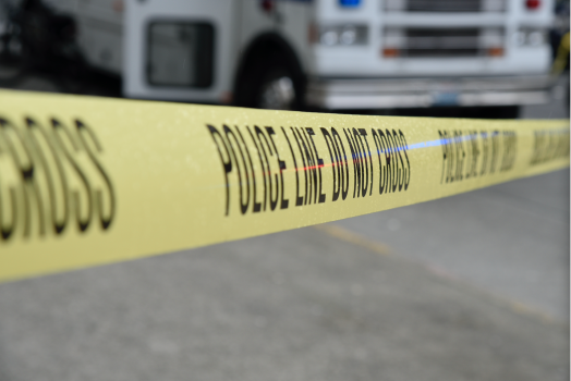 crime scene yellow tape