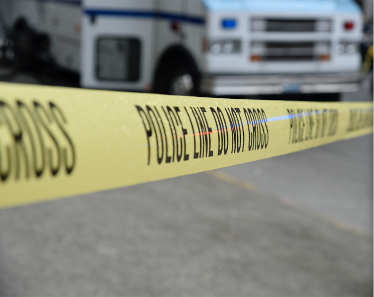 crime scene yellow tape