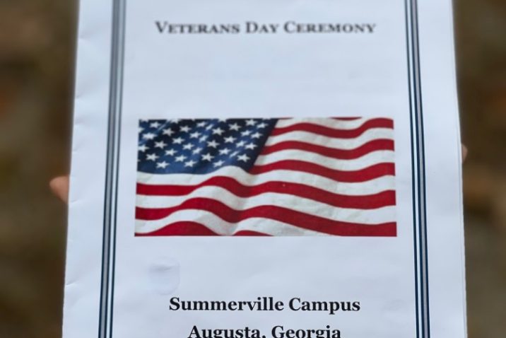 Veterans Day paper program
