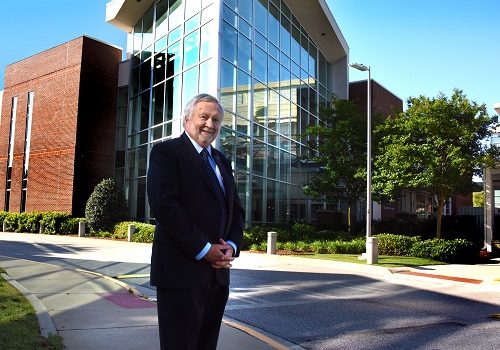 man standing outside