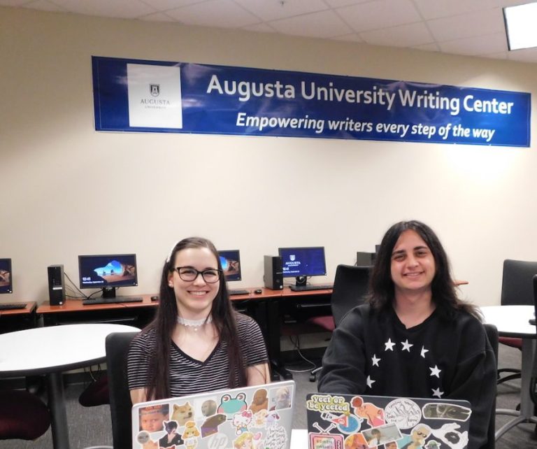 Employees at the Writing Center