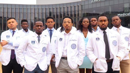 A group of medical students