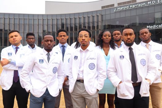 A group of medical students