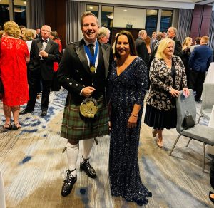 Provost Neil MacKinnon and Dean Tanya Sudia