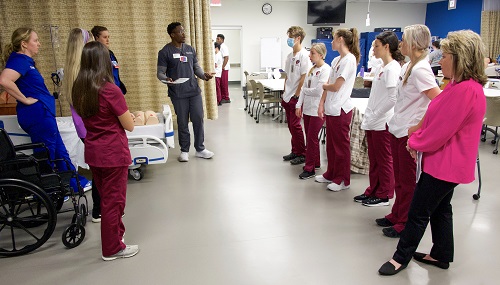 students learning about medicine
