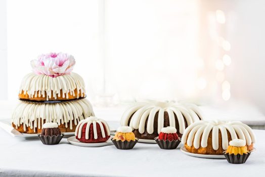 bundt cakes on a table