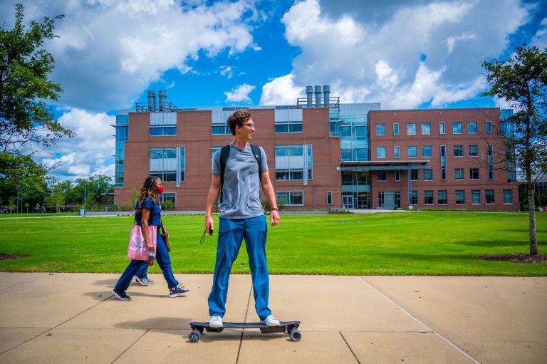 man skateboarding