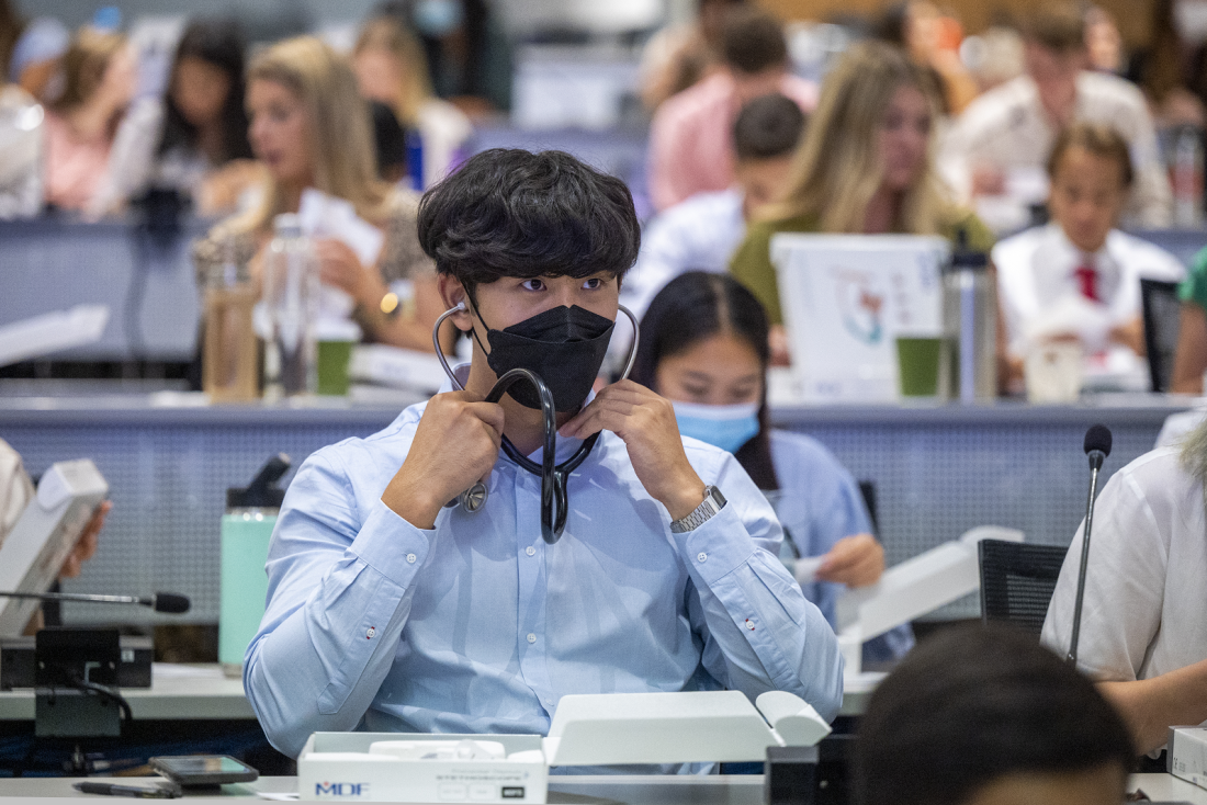 In photos Firstyear students at Medical College of gifted stethoscopes Jagwire