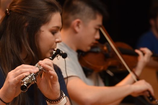 people playing musical instruments