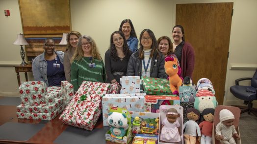 The Graduate School participated in a toy drive for Days of Service at Augusta University.