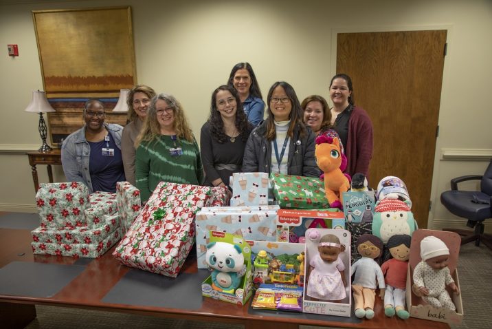The Graduate School participated in a toy drive for Days of Service at Augusta University.