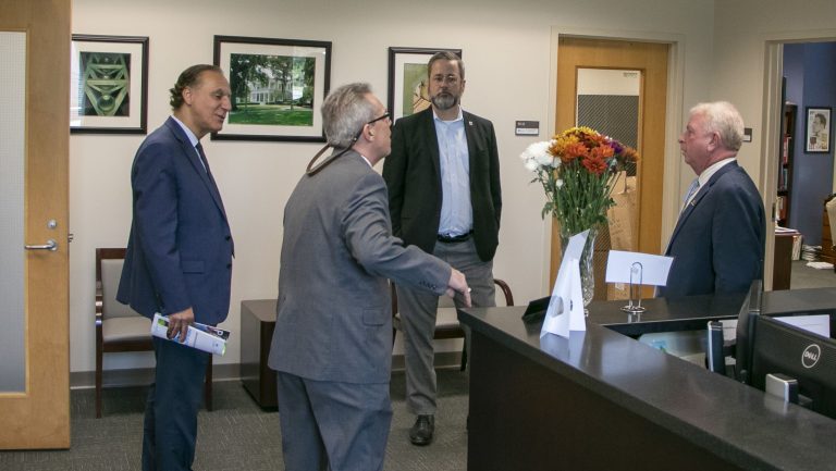 Group of men meeting