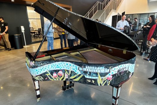 Painted piano