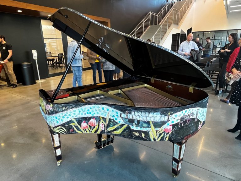 Painted piano