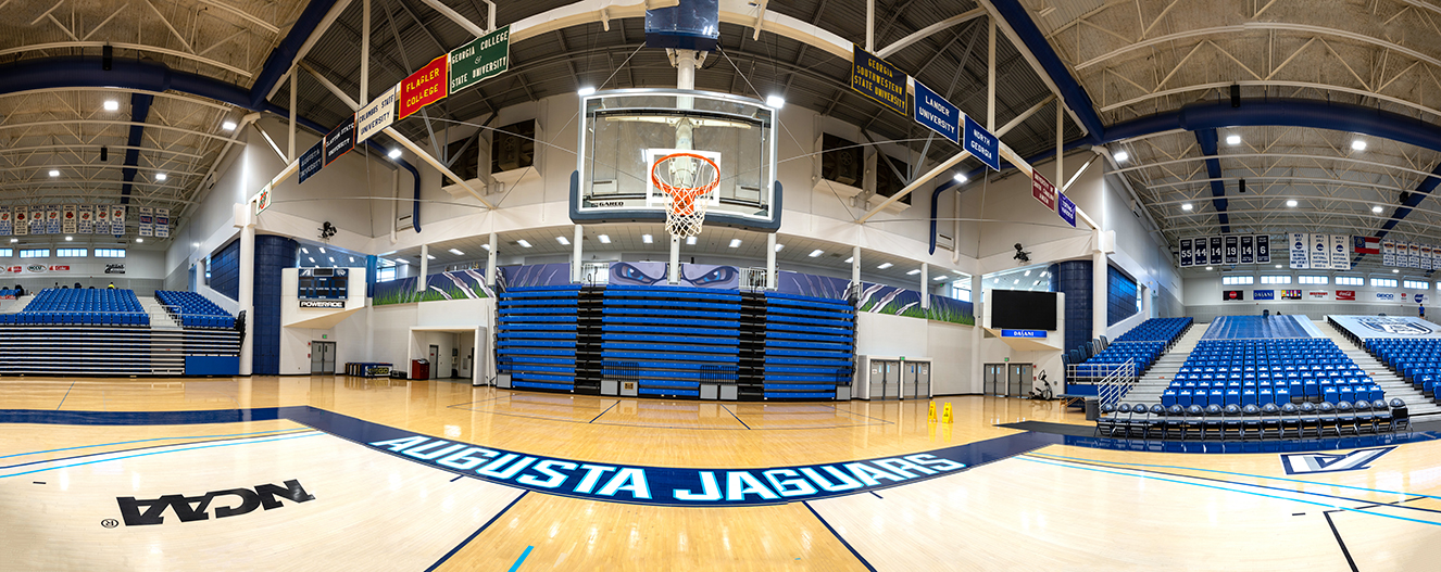 Christenberry Fieldhouse with new graphics