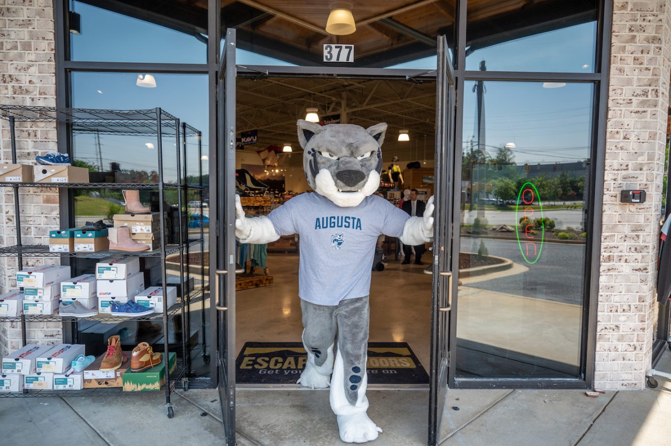 Shop local to show your Jaguar pride Escape Outdoors stocks shelves with Augusta University