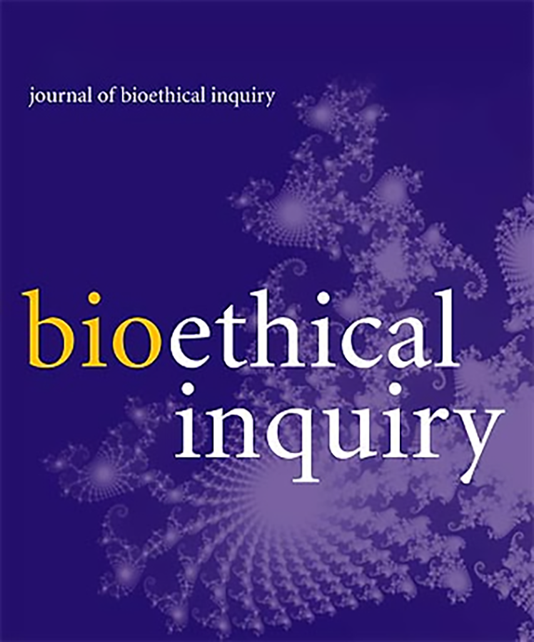 A basic cover for the Journal of Bioethical Inquiry.