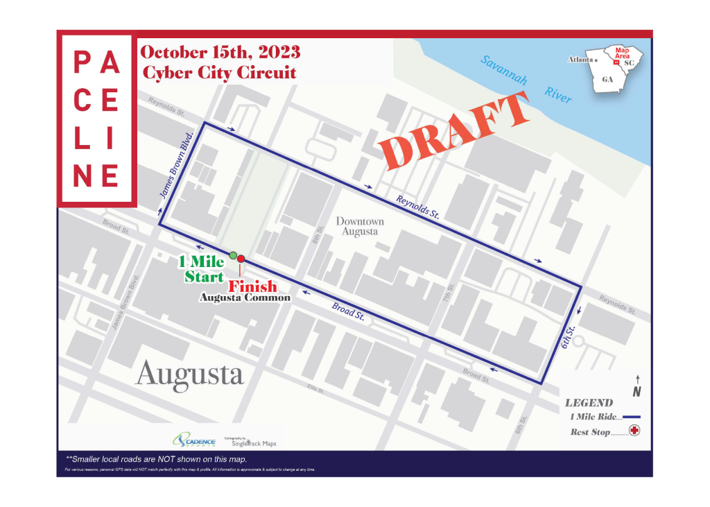 Map of route