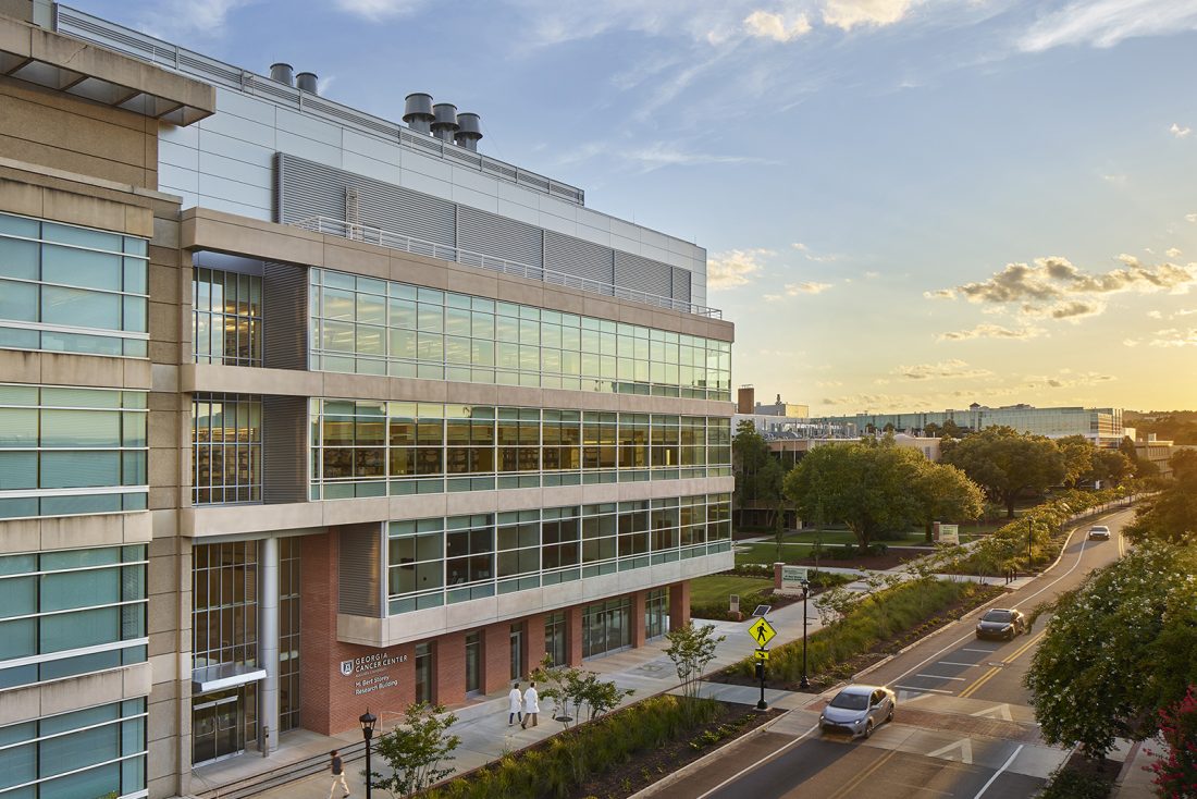 Georgia Cancer Center Research Building exterior