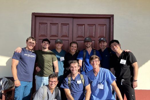Dental students in Nicaragua