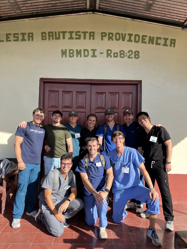 Dental students in Nicaragua